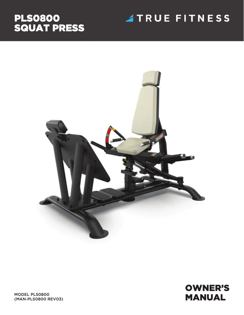 Page 1 de la notice Manuel utilisateur True PLS0800