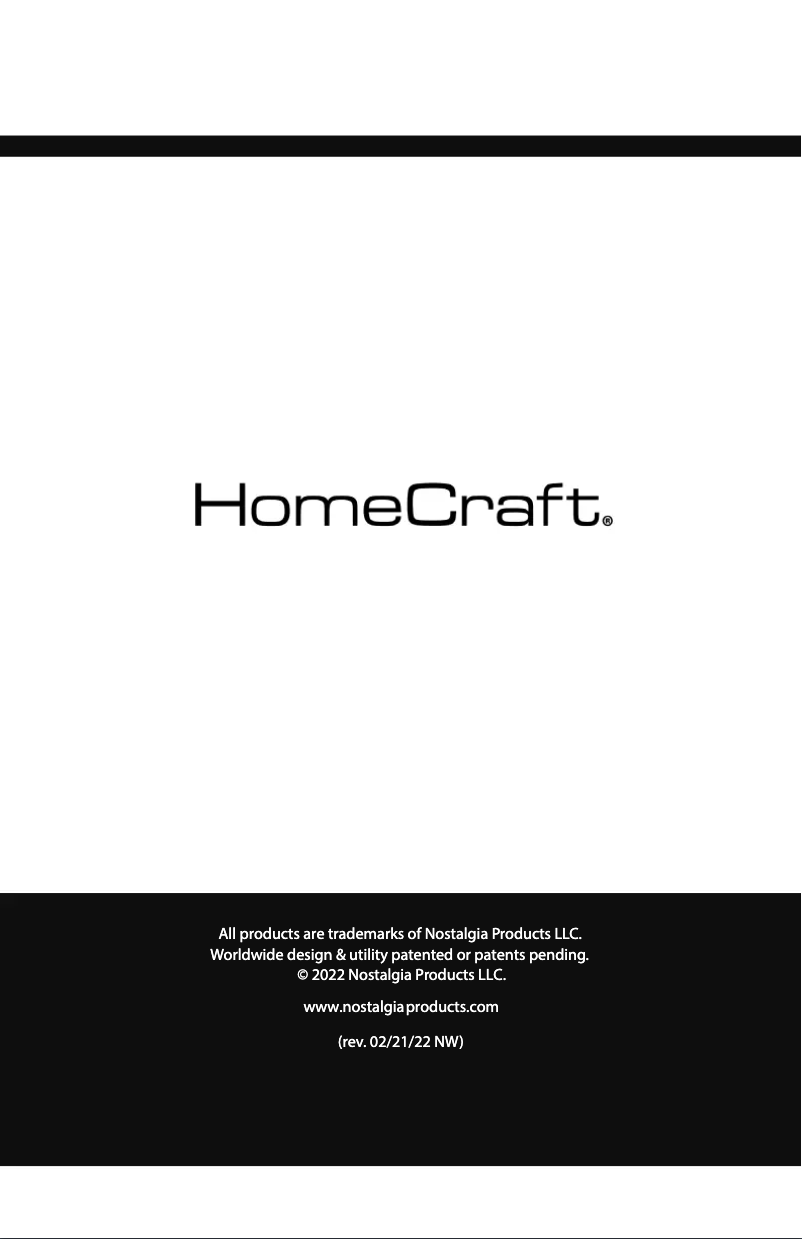 Page 1 de la notice Manuel utilisateur HomeCraft HCWKT1SS