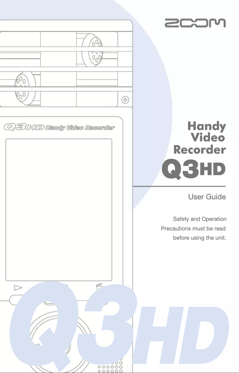 Page 1 de la notice Manuel utilisateur Samson Q3HD