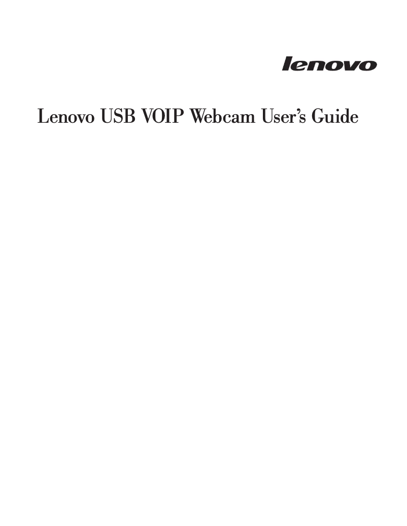 Page 1 of the manual User Manual Lenovo 40Y8519