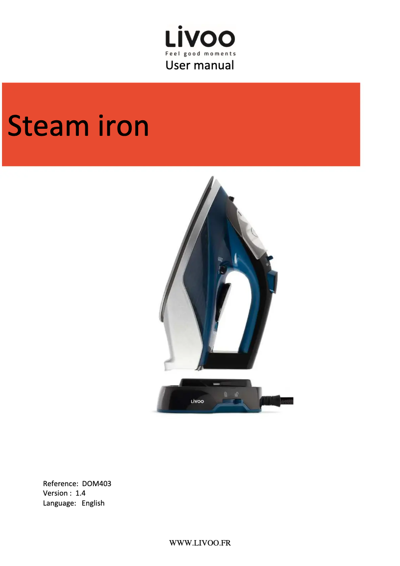 Página 1 del manual Manual de usuario Livoo DOM403