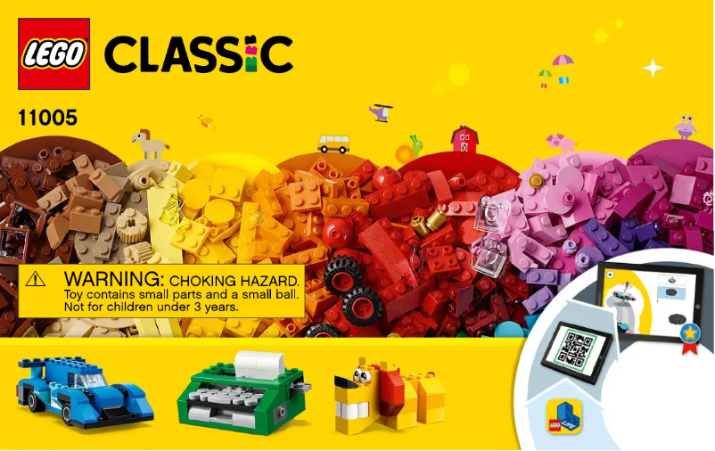 Página 1 del manual Manual de usuario Lego Classic 11005
