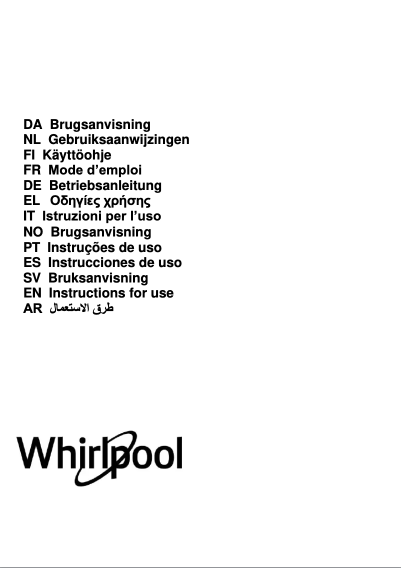 Page 1 de la notice Mode d'emploi Whirlpool AKR 750 G K