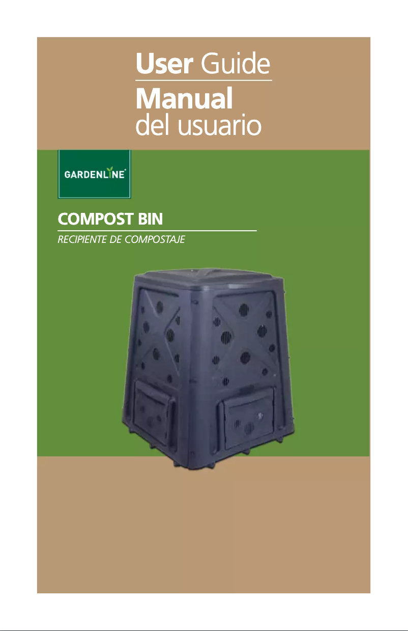 Page 1 of the manual User Manual Gardenline Compost Bin 47167