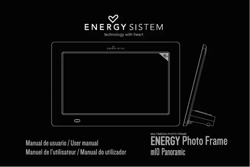 Página 1 del manual Manual de usuario Energy Sistem Photo Frame M10