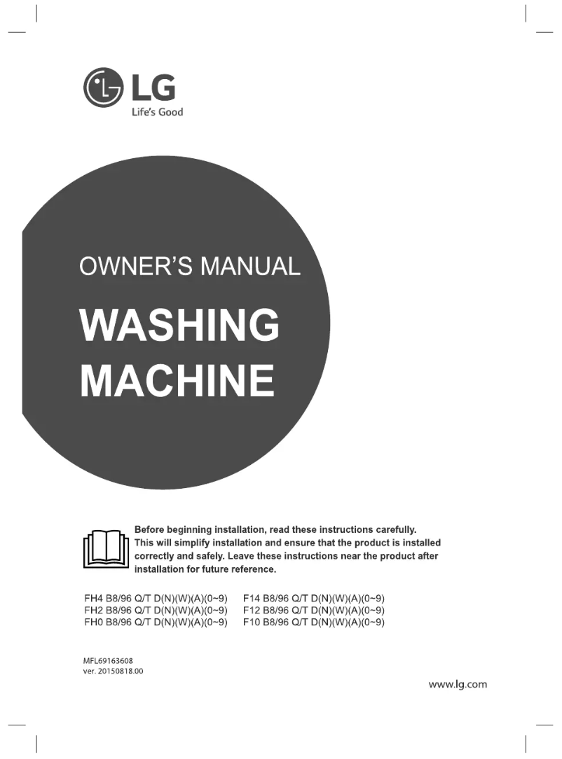 Página 1 del manual Manual de usuario LG F1496TDA