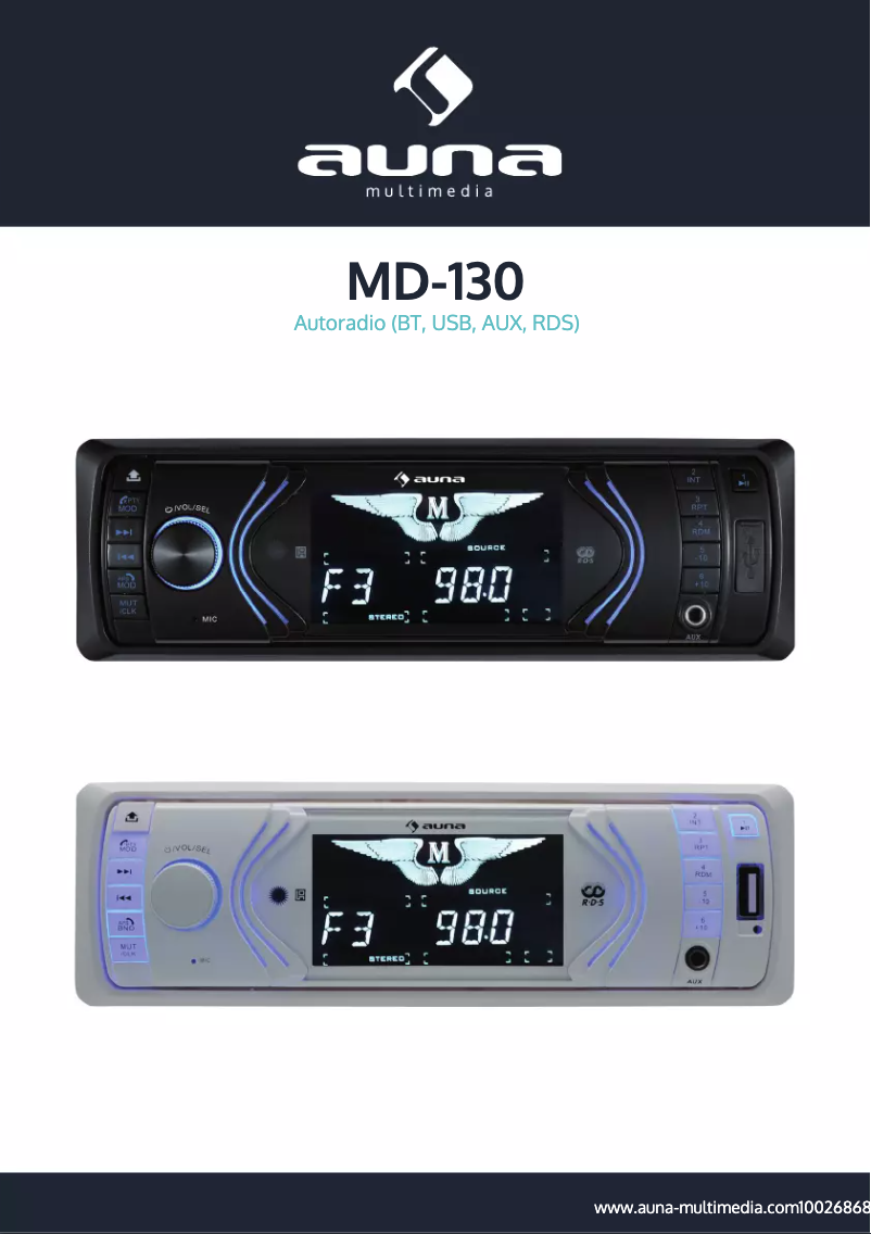 Página 1 del manual Manual de usuario Auna MD-130 10026868