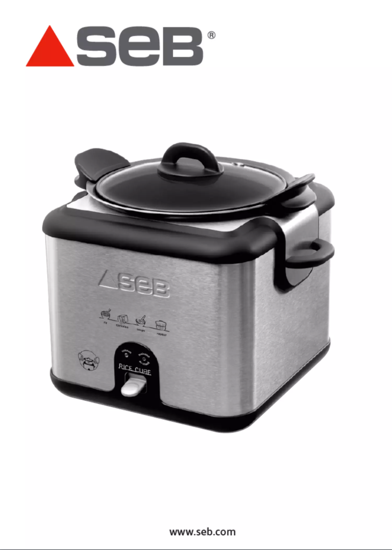 Page 1 de la notice Manuel utilisateur SEB RK4009