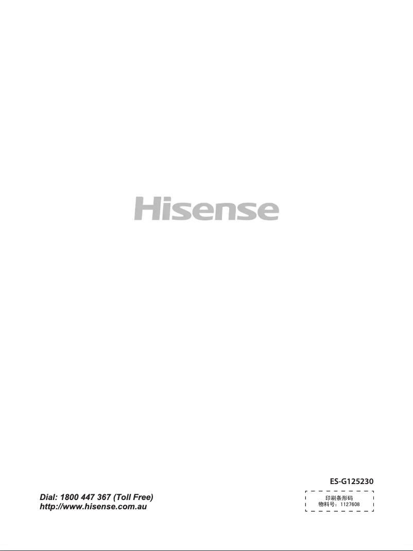 Page 1 de la notice Manuel utilisateur Hisense HL55K610PZLN3D