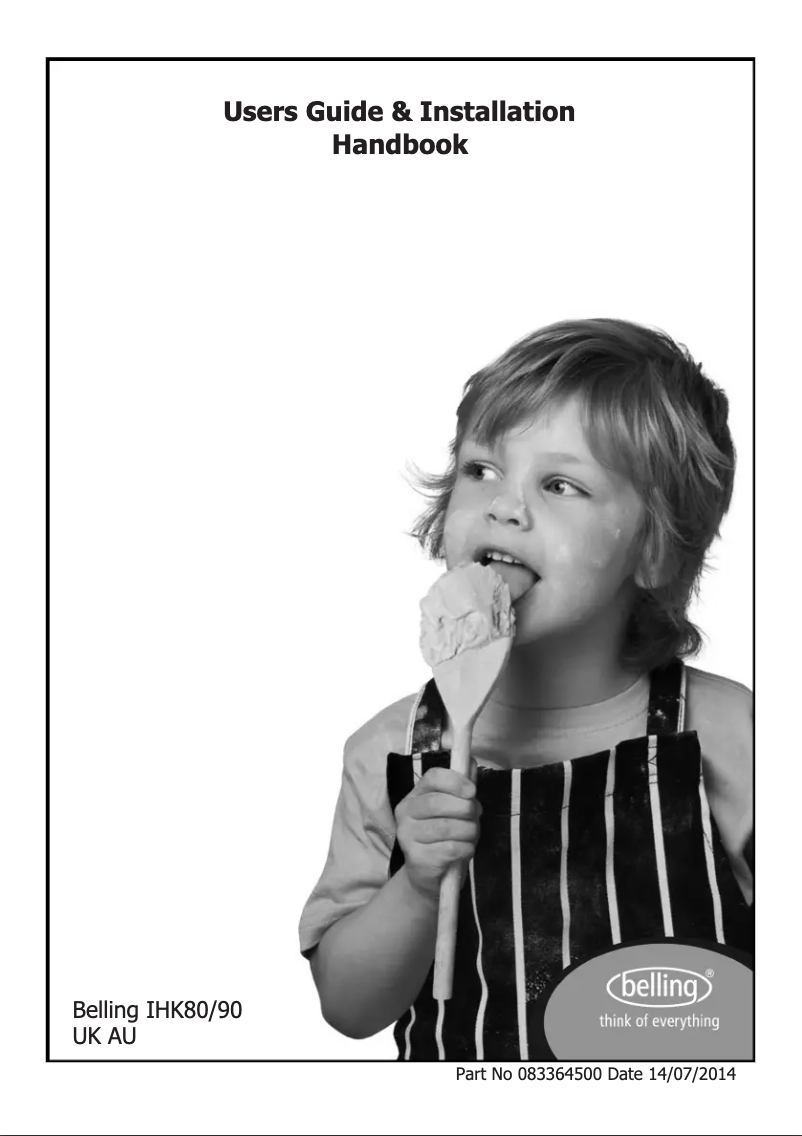 Page 1 de la notice Manuel utilisateur Belling IHK80