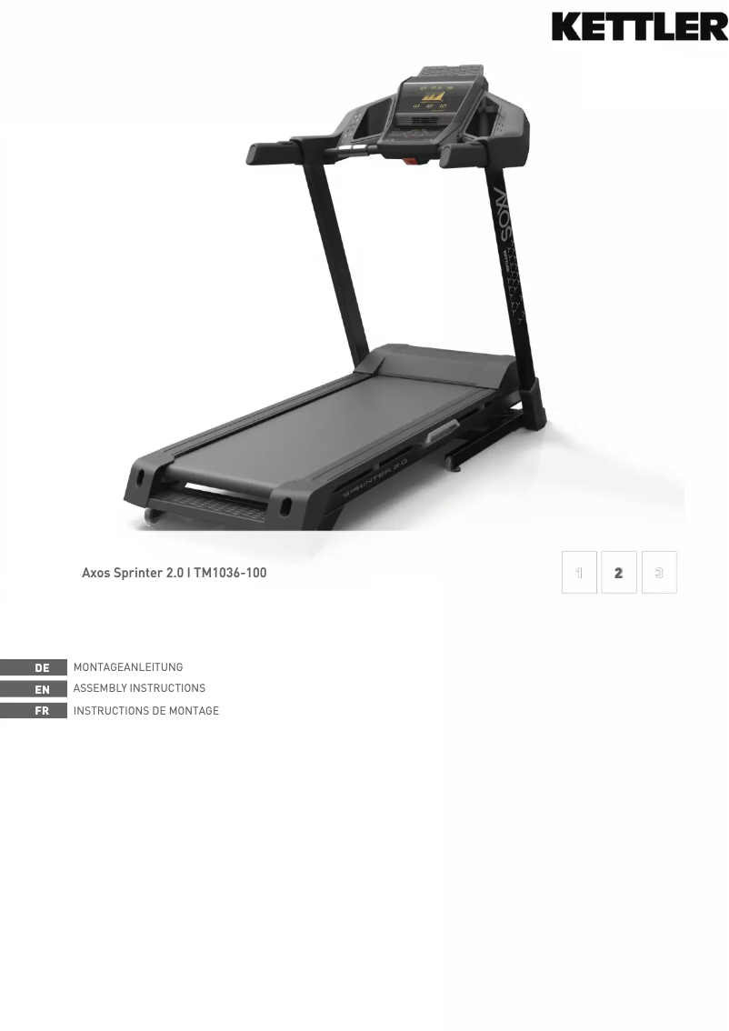 Page 1 de la notice Manuel utilisateur Kettler Sprinter 2.0