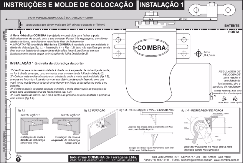 Page 1 de la notice Manuel utilisateur Coimbra 453