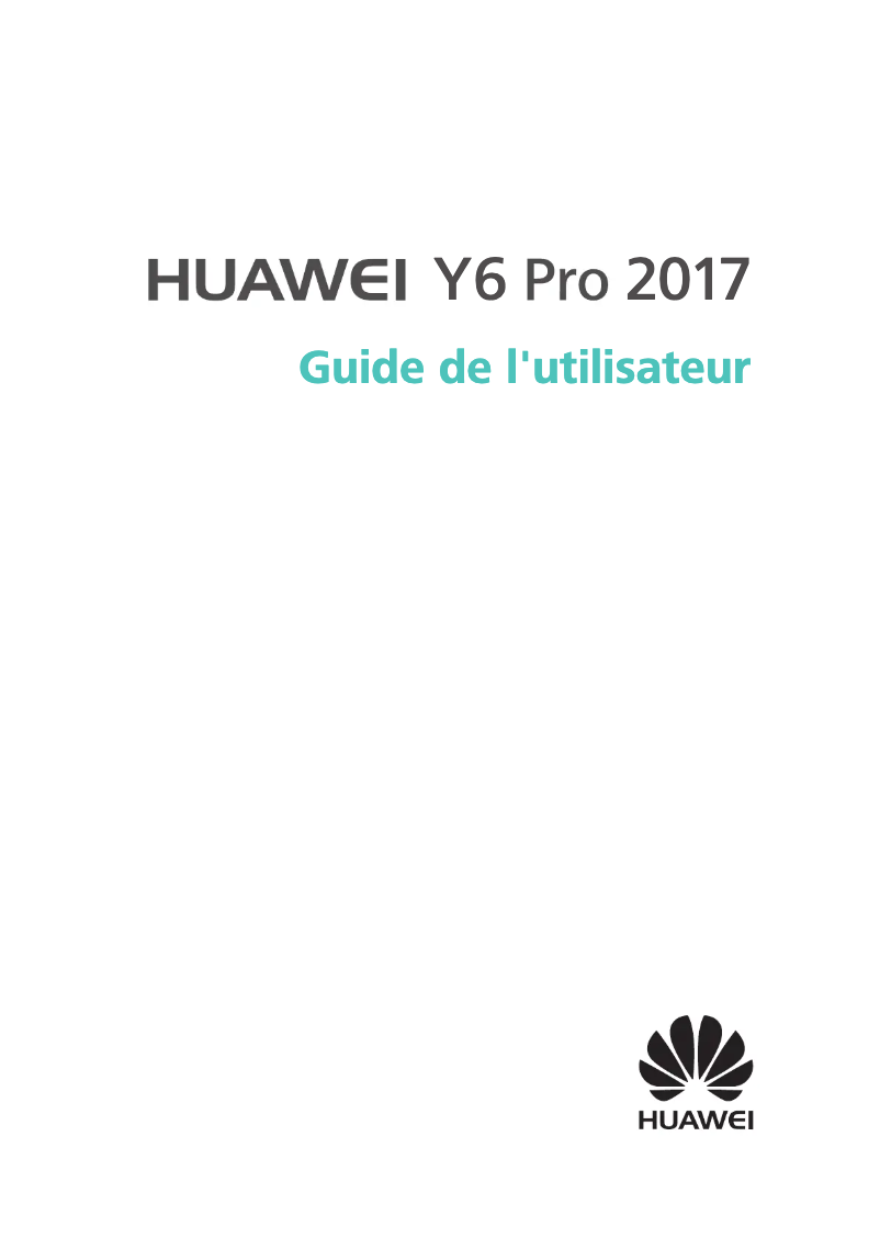 First page image of the manual for Y6 Pro