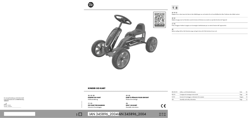 Page 1 de la notice Manuel utilisateur Playtive GK-8433