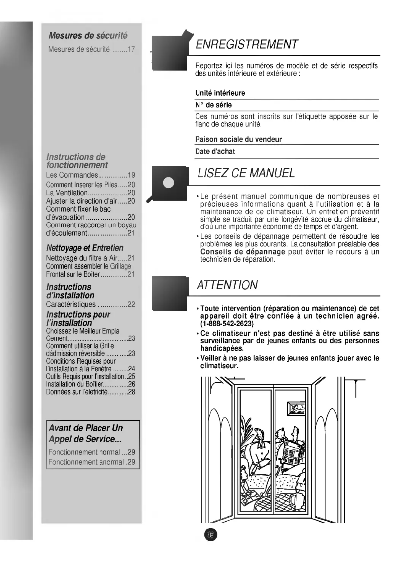 Page 1 of the manual User Manual LG WR-2410