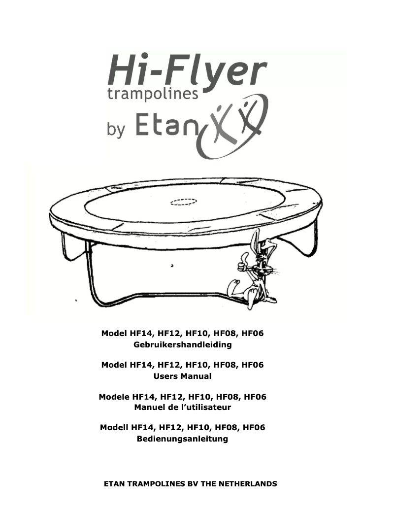 Page 1 de la notice Manuel utilisateur Etan Hi-Flyer 08
