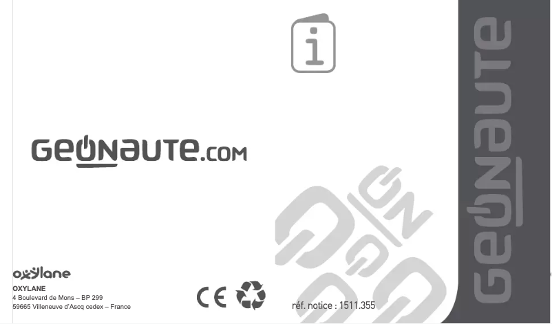 Page 1 de la notice Manuel utilisateur Domyos ONstep 100