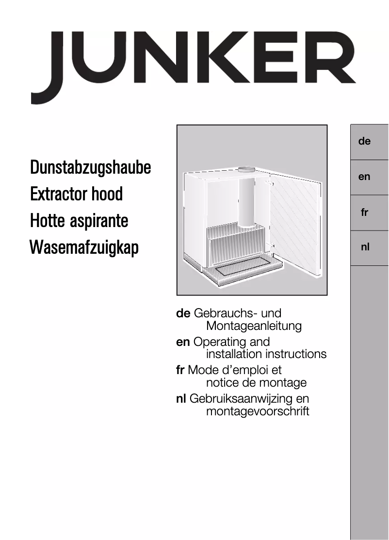 Page 1 de la notice Manuel utilisateur Junker JD36AW50