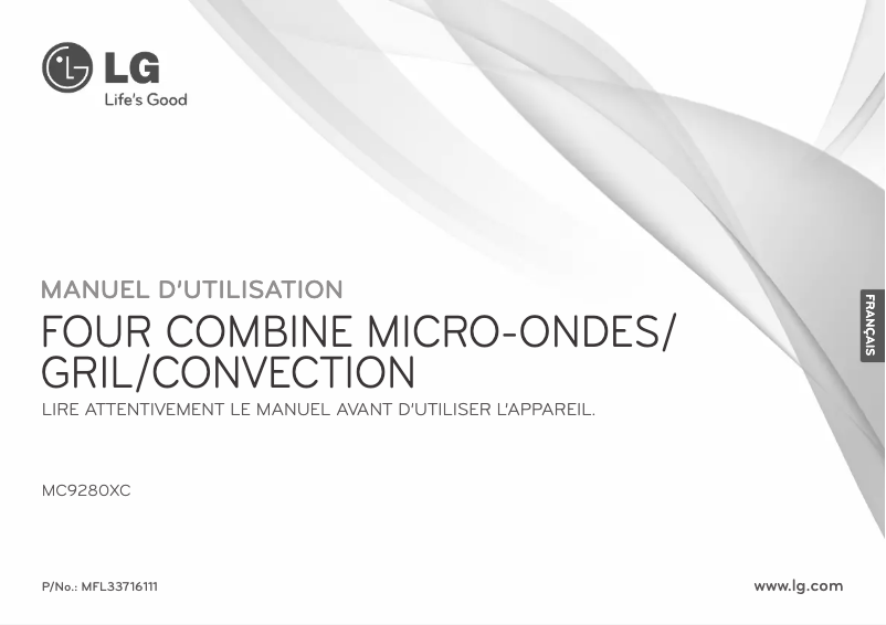 Página 1 del manual Manual de usuario LG MC-9280XC