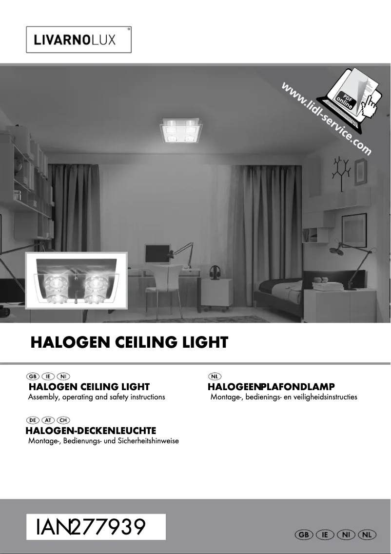 Page 1 of the manual User Manual Livarno Lux IAN 277939