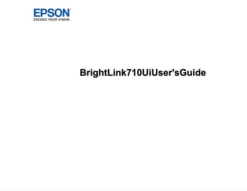 Página 1 del manual Manual de usuario Epson V11H877022