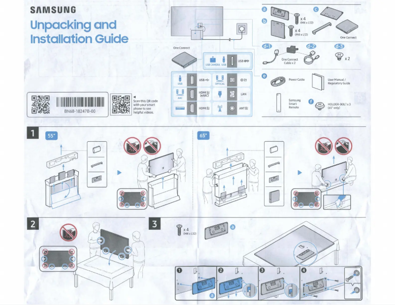 Página 1 del manual Manual de usuario Samsung QN77S95D