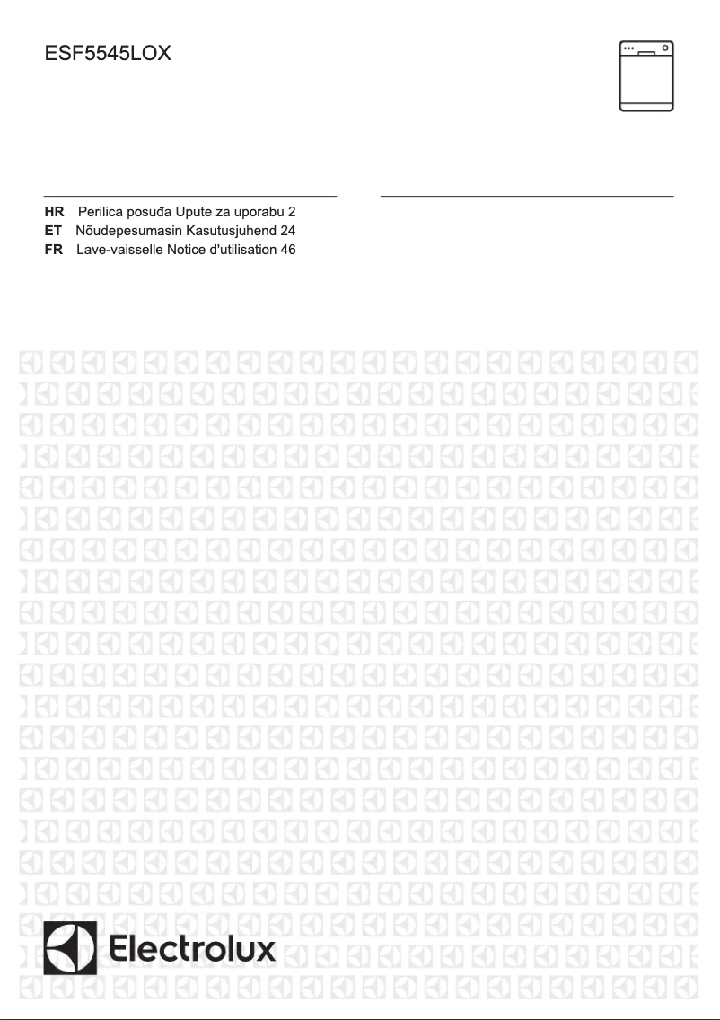 Página 1 del manual Manual de usuario Electrolux ESF5545LOX