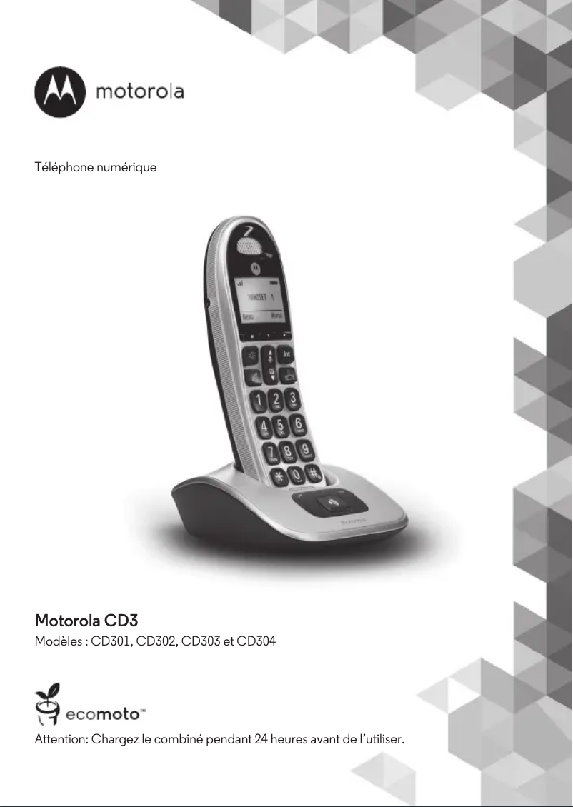 Imagen de la primera página del manual del dispositivo CD303