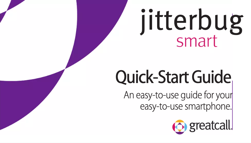 Page 1 de la notice Manuel utilisateur GreatCall Jitterbug Smart