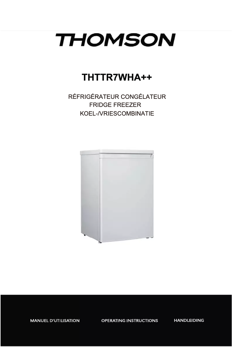 Page 1 de la notice Manuel utilisateur Thomson TH-TTR7WHA++