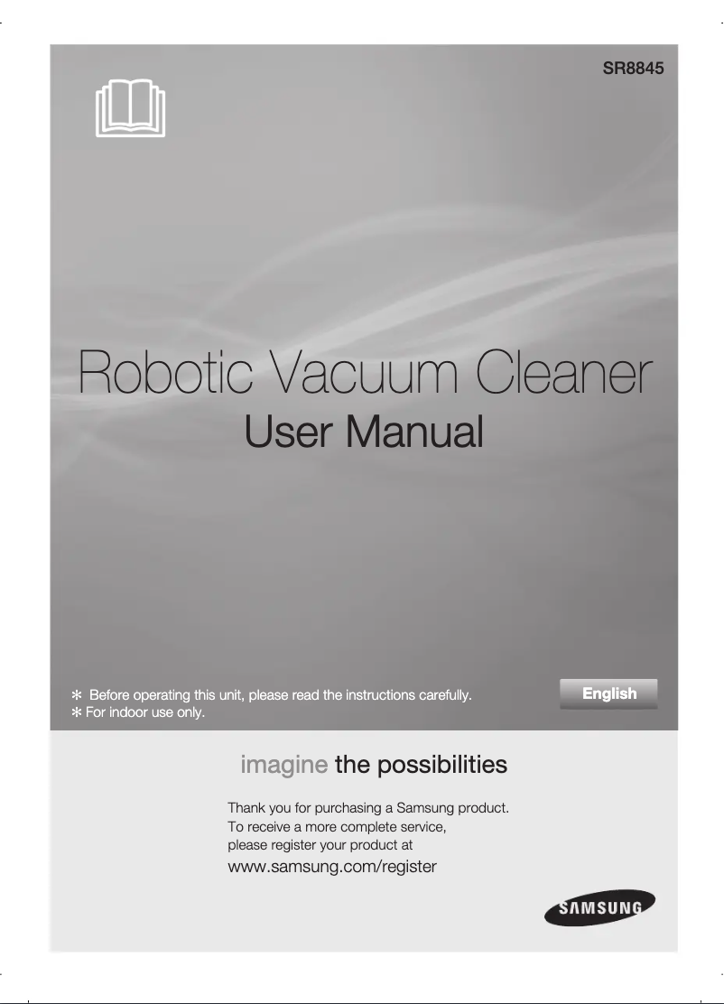 Página 1 del manual Manual de usuario Samsung SR8845