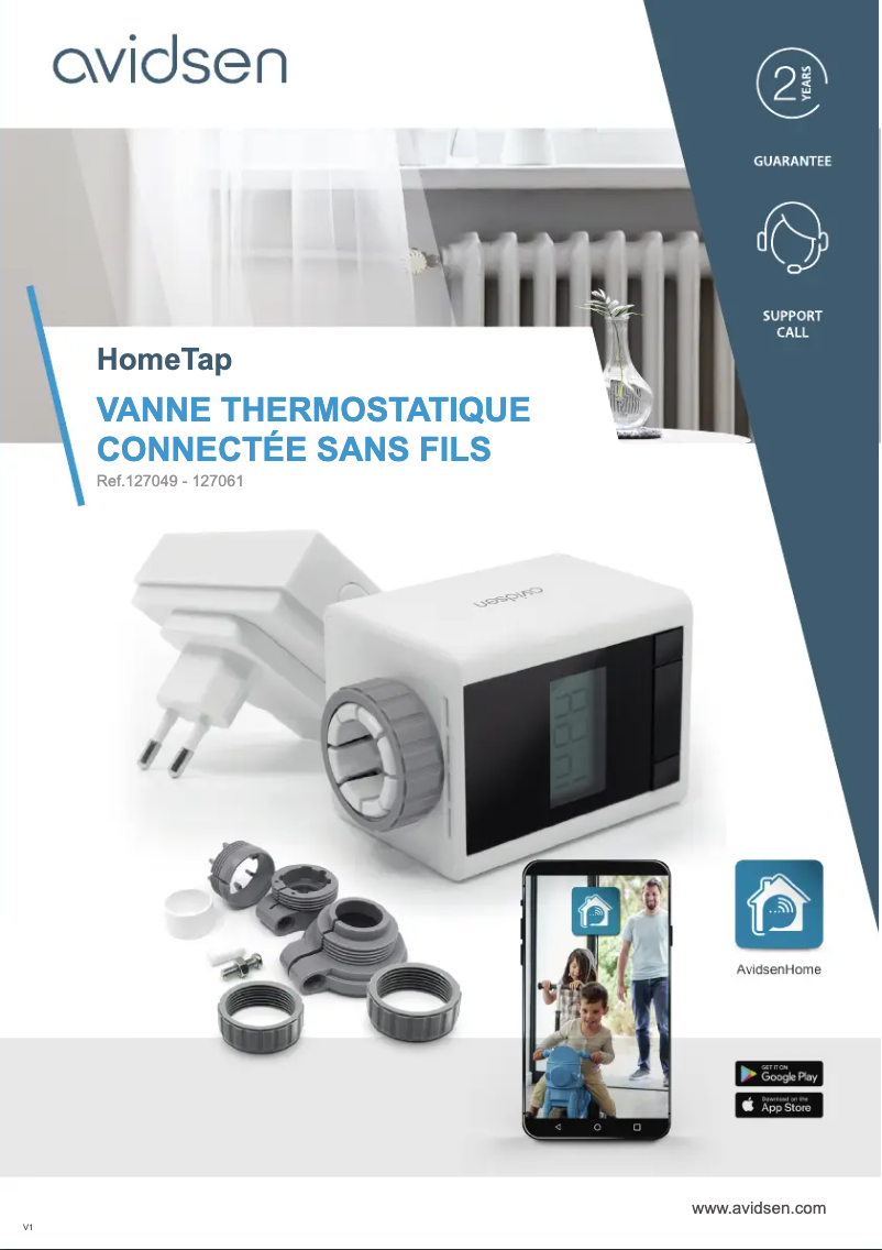 Página 1 del manual Manual de usuario Avidsen HomeTap