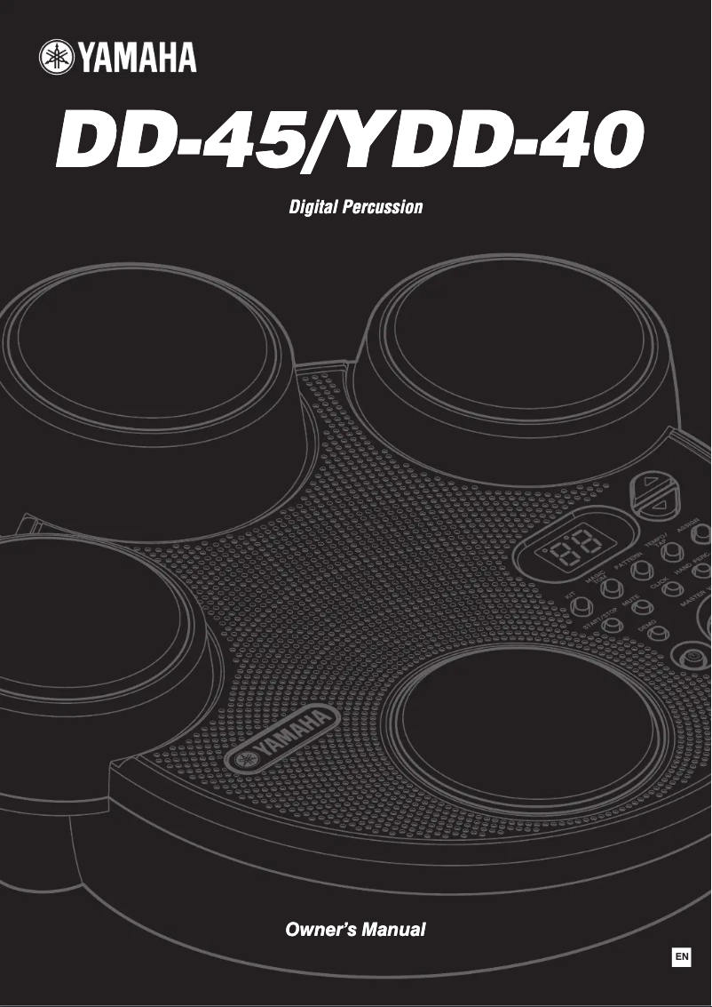 Page 1 de la notice Manuel utilisateur Yamaha DD45