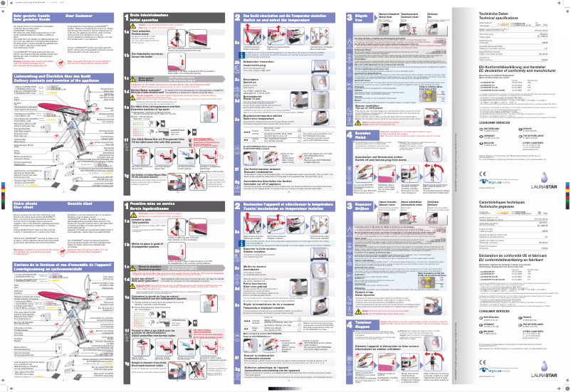 Página 1 del manual Manual de usuario Laurastar Pulse Silver