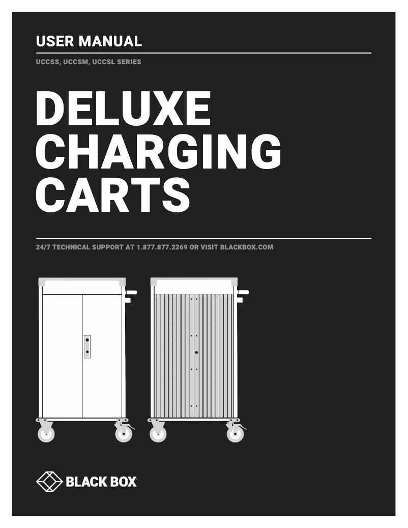 Page 1 de la notice Manuel utilisateur Black Box Deluxe UICSL-14-42H-HASP