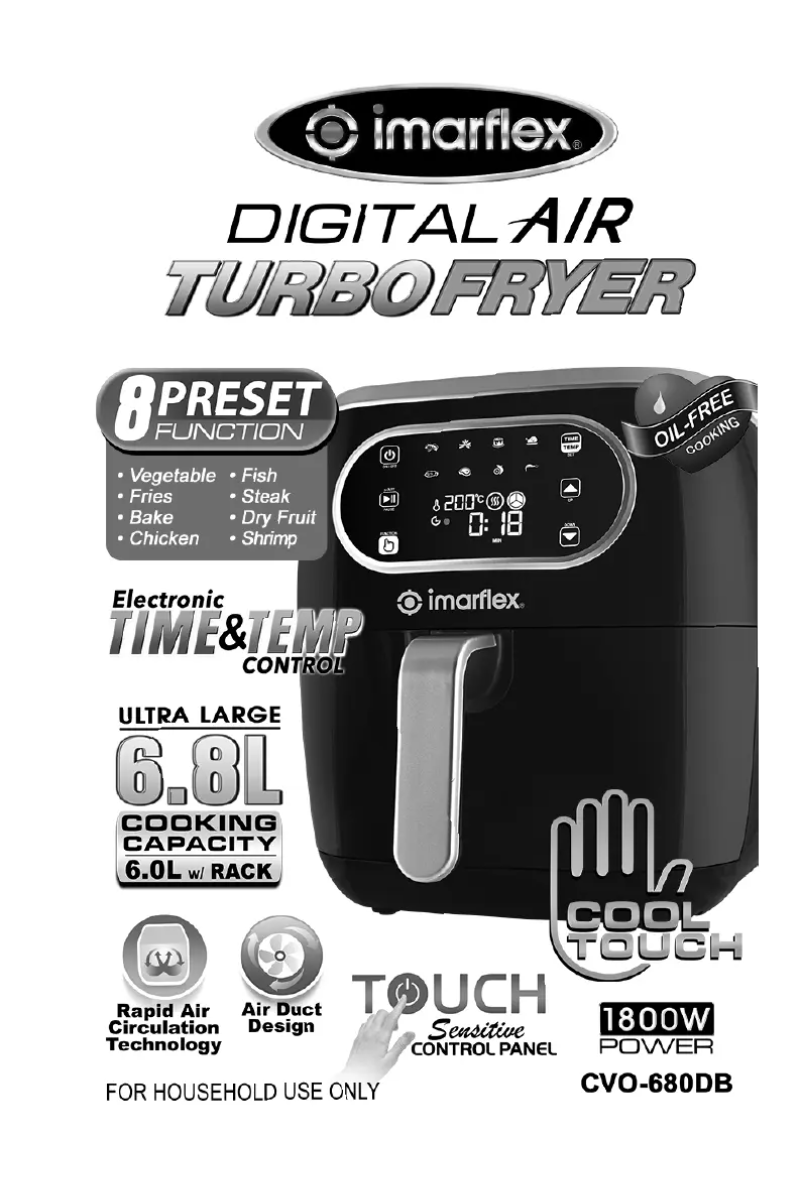 Page 1 de la notice Manuel utilisateur Imarflex CVO-680DB