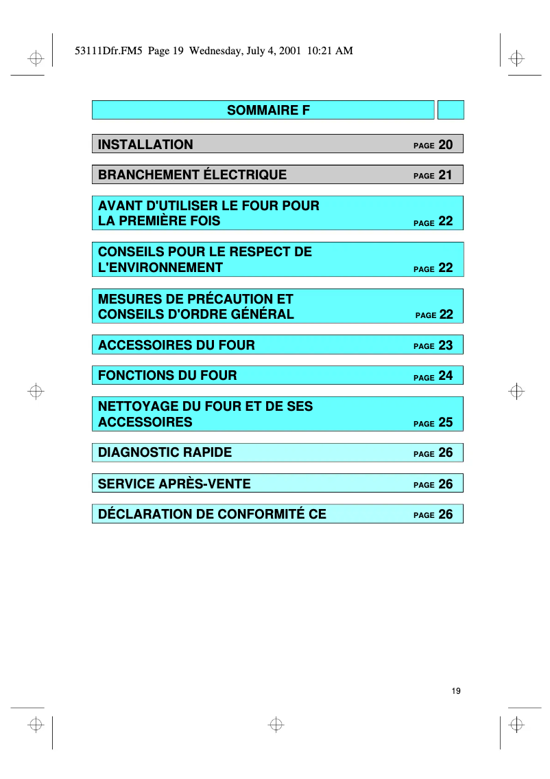 Image de la première page du manuel de l'appareil AKZ 107 WH