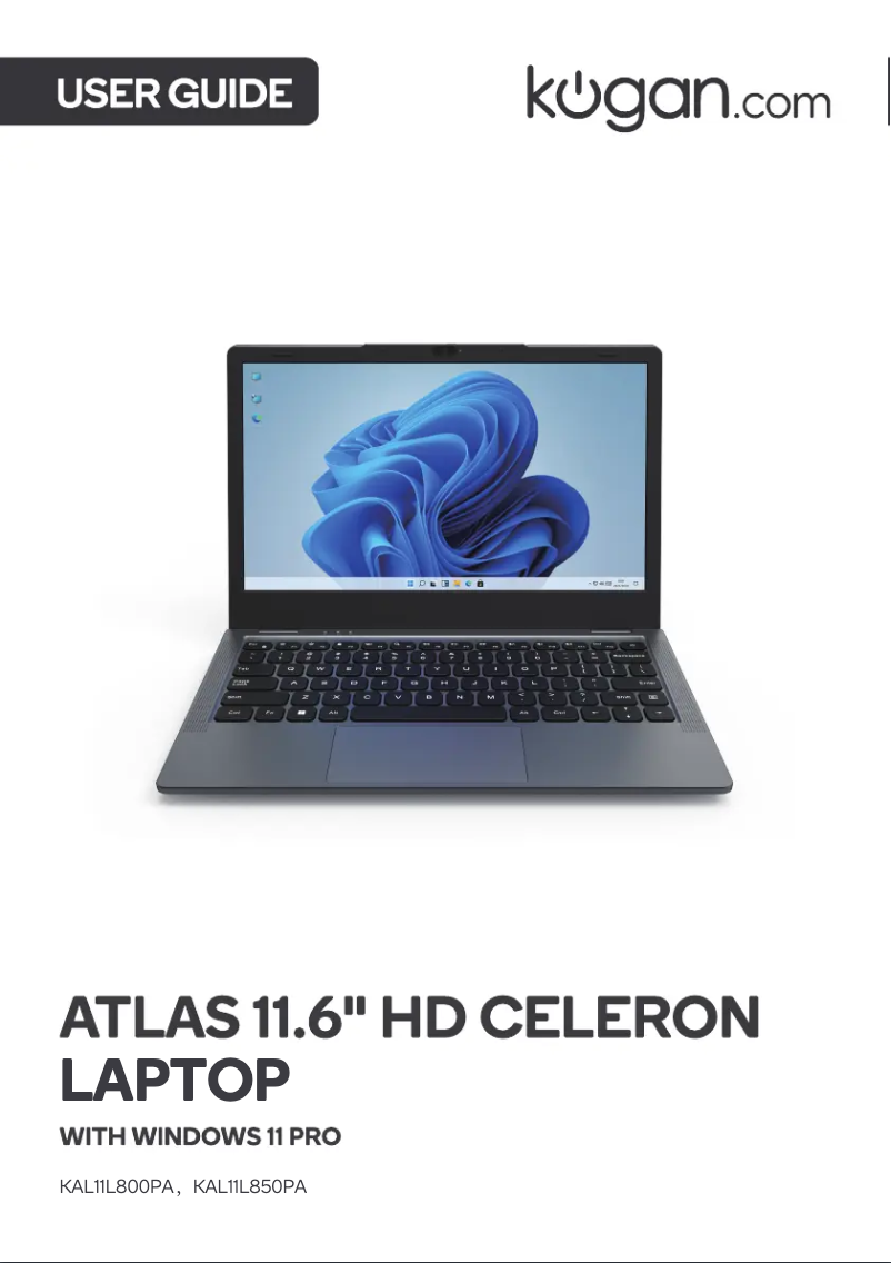 Page 1 de la notice Manuel utilisateur Kogan KAL11L850PA