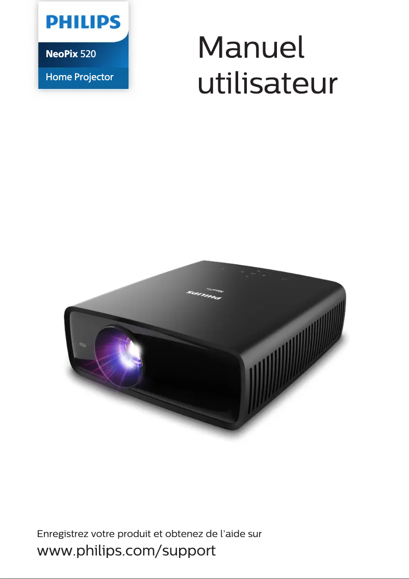 Page 1 de la notice Manuel utilisateur Philips NeoPix 520