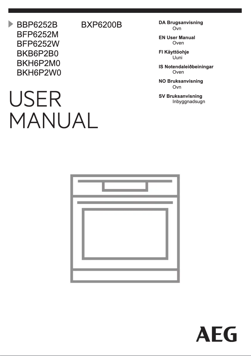 Page 1 de la notice Manuel utilisateur AEG BXP6200B