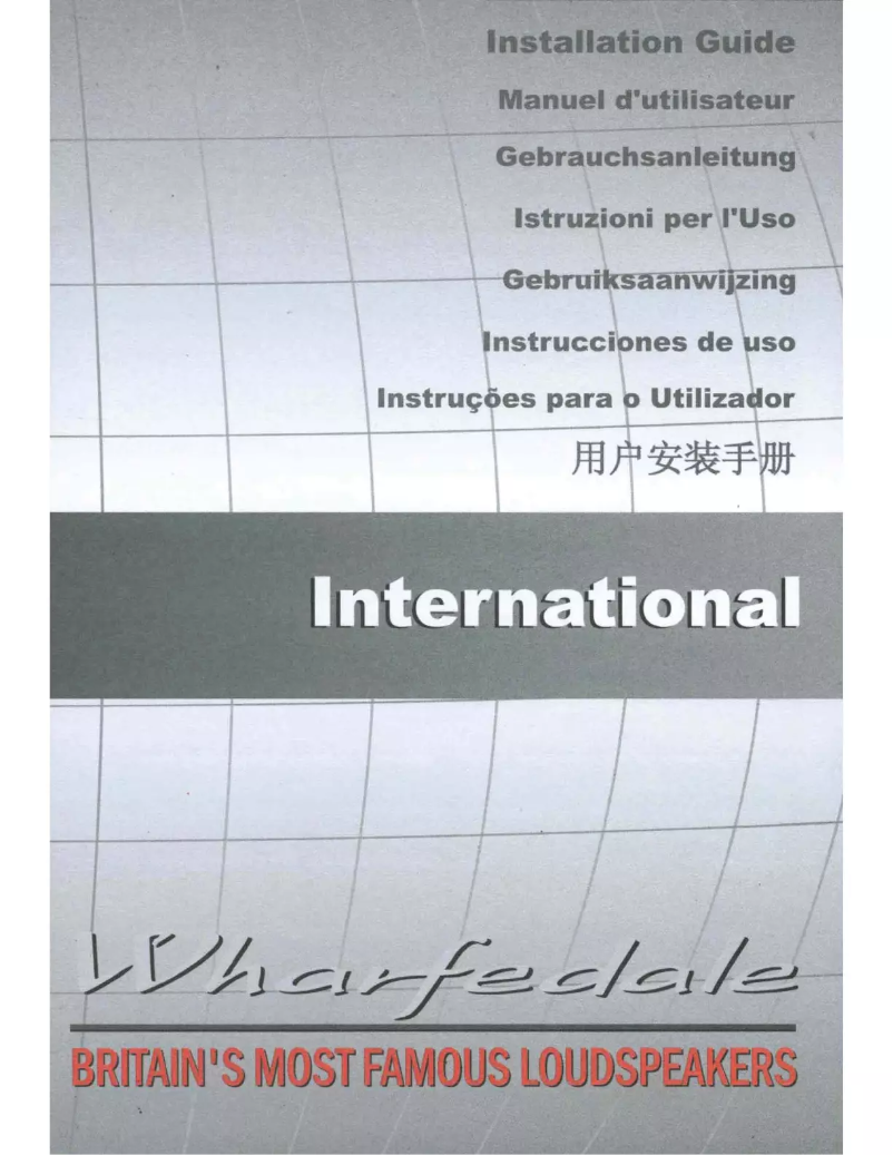 Page 1 of the manual User Manual Wharfedale Diamond 11.0