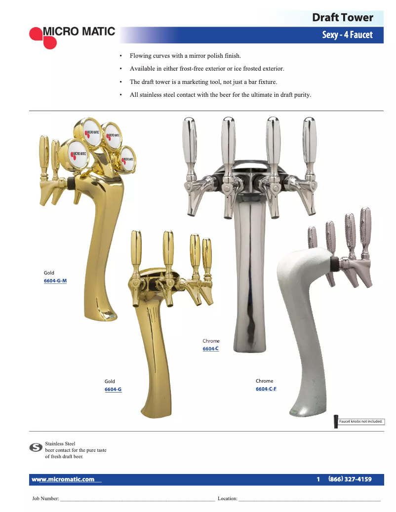 Page 1 de la notice Manuel utilisateur Micro Matic 6604-C