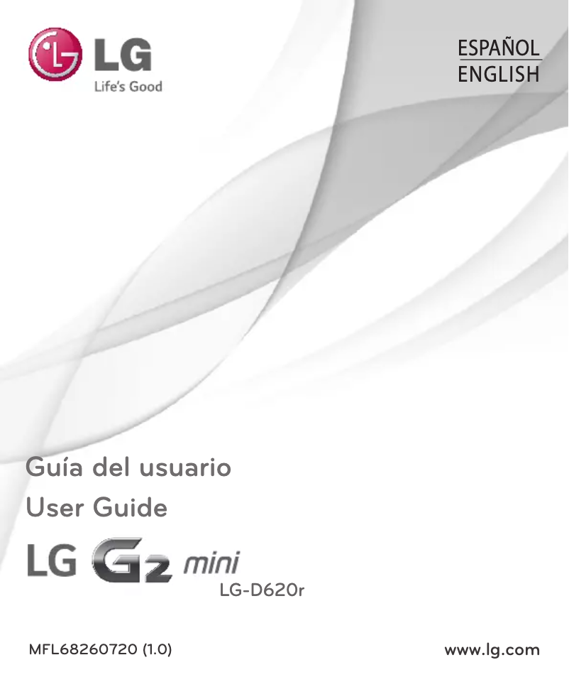 Page 1 de la notice Manuel utilisateur LG G2 Mini D620R
