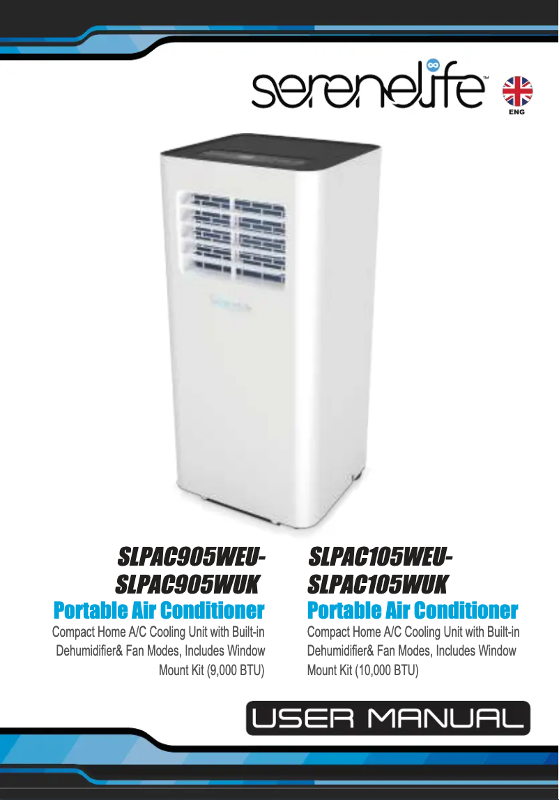 Página 1 del manual Manual de usuario SereneLife SLPAC105W