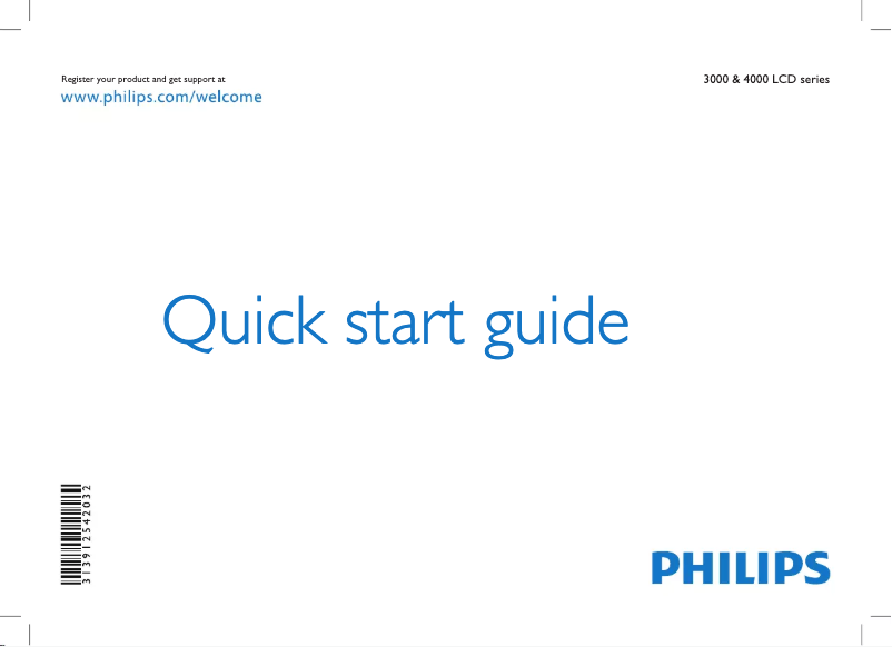 Page n°1 - Manuel utilisateur Philips 32PFL3606D