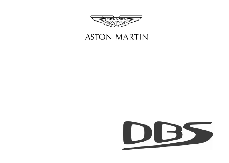 Page 1 de la notice Manuel utilisateur Aston Martin DBS Superleggera (2019)