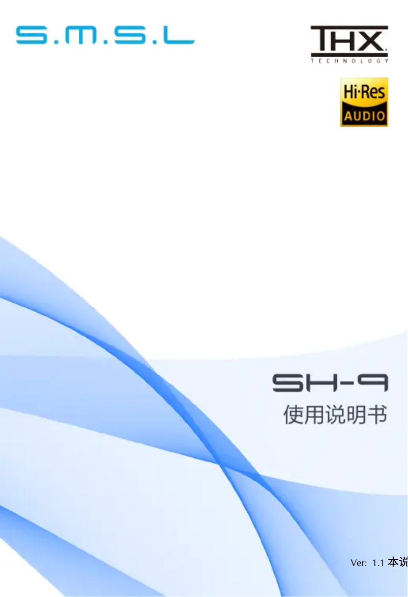 Page 1 de la notice Manuel utilisateur S.M.S.L SH-9