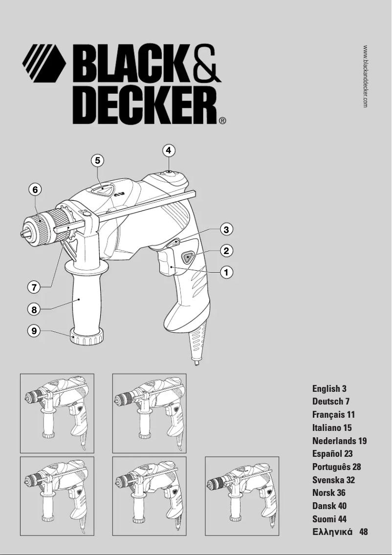 Page n°1 - Manuel utilisateur Black & Decker KR60