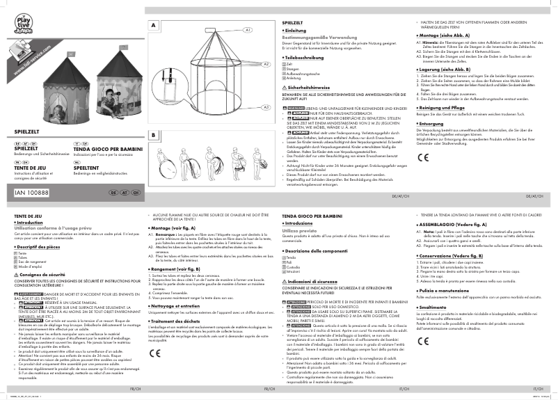 Página 1 del manual Manual de usuario Playtive IAN 100888