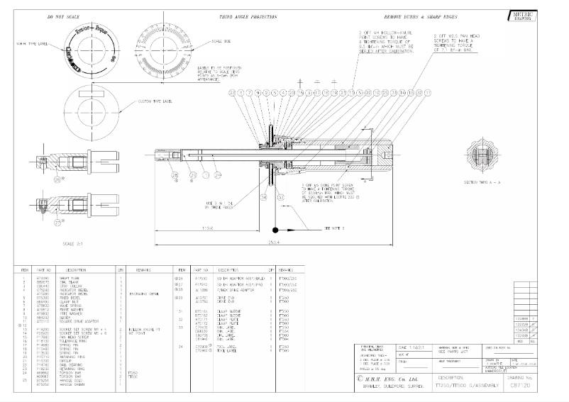 Page 1 de la notice Manuel utilisateur Gedore TT 50 FH